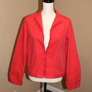 VINTAGE ORANGE/RED "CASUAL CORNER" JACKET SZ L